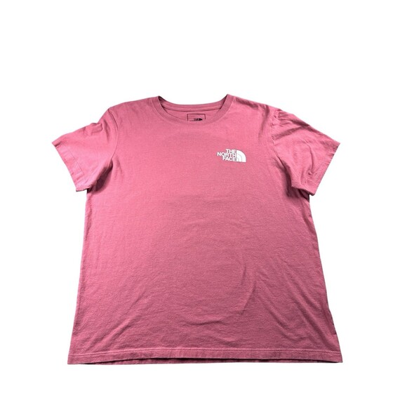 The North Face T-shirt  Women’s Medium Pink Short Sleeve Graphic Box Outdoors - Picture 2 of 8